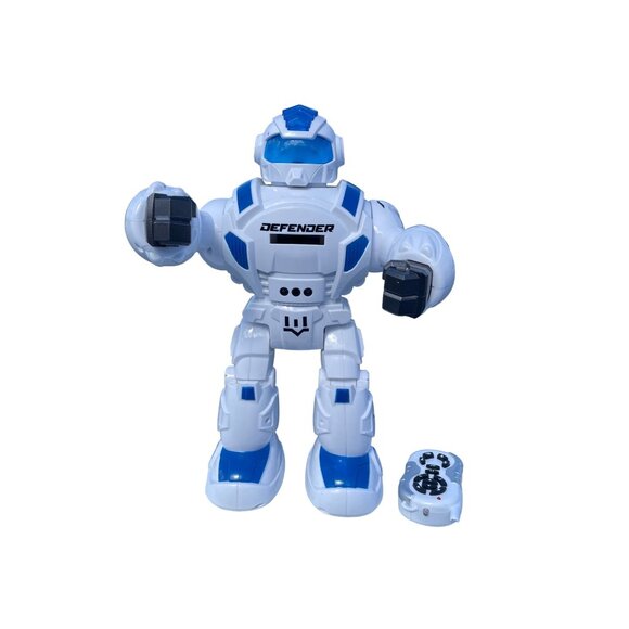 Defender Big White Dancing walking Talking Remote control Robot - Picture 2 of 8